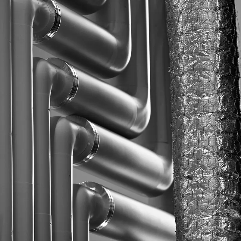 Steel condensor pipe