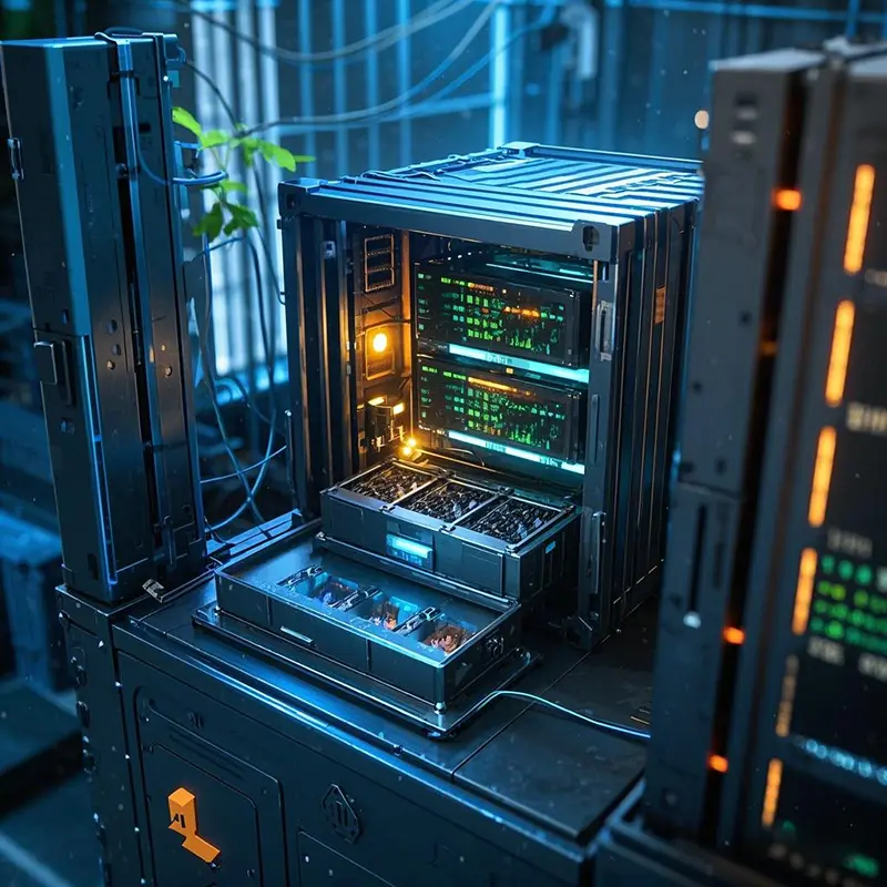 Virtual Currency Mining Container Pipe
