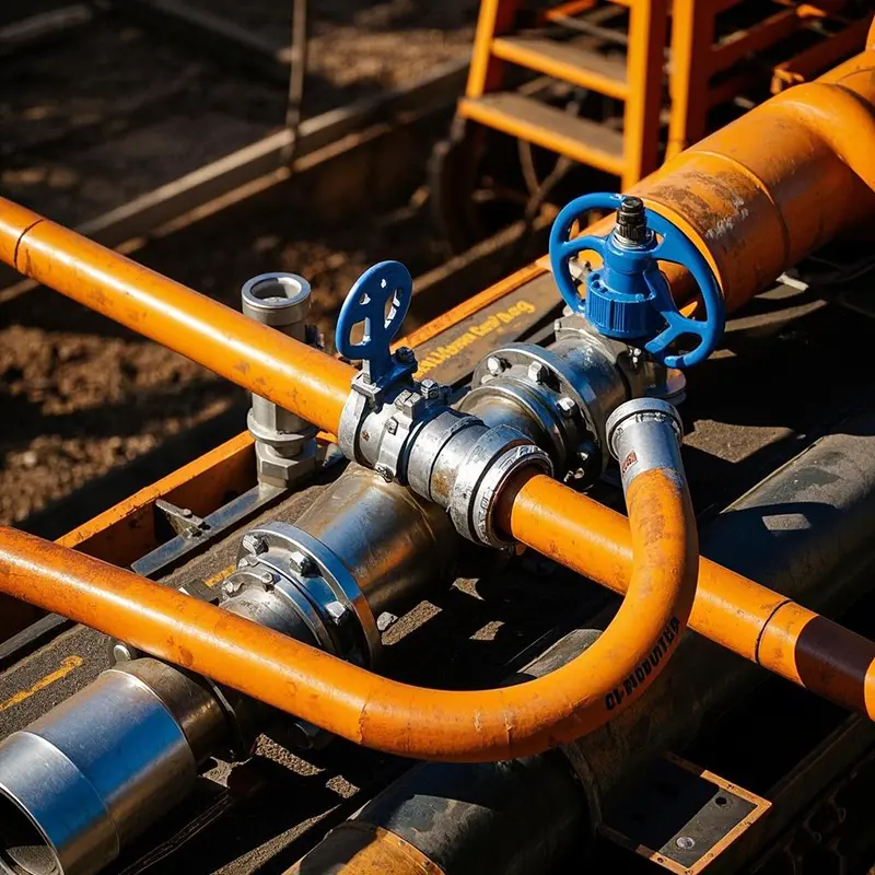 Aliquam ferro pipe pro oleum et Gas